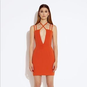 AQ/AQ Red Mini Dress